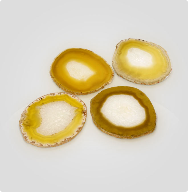 amalfi coasters yellow a'object